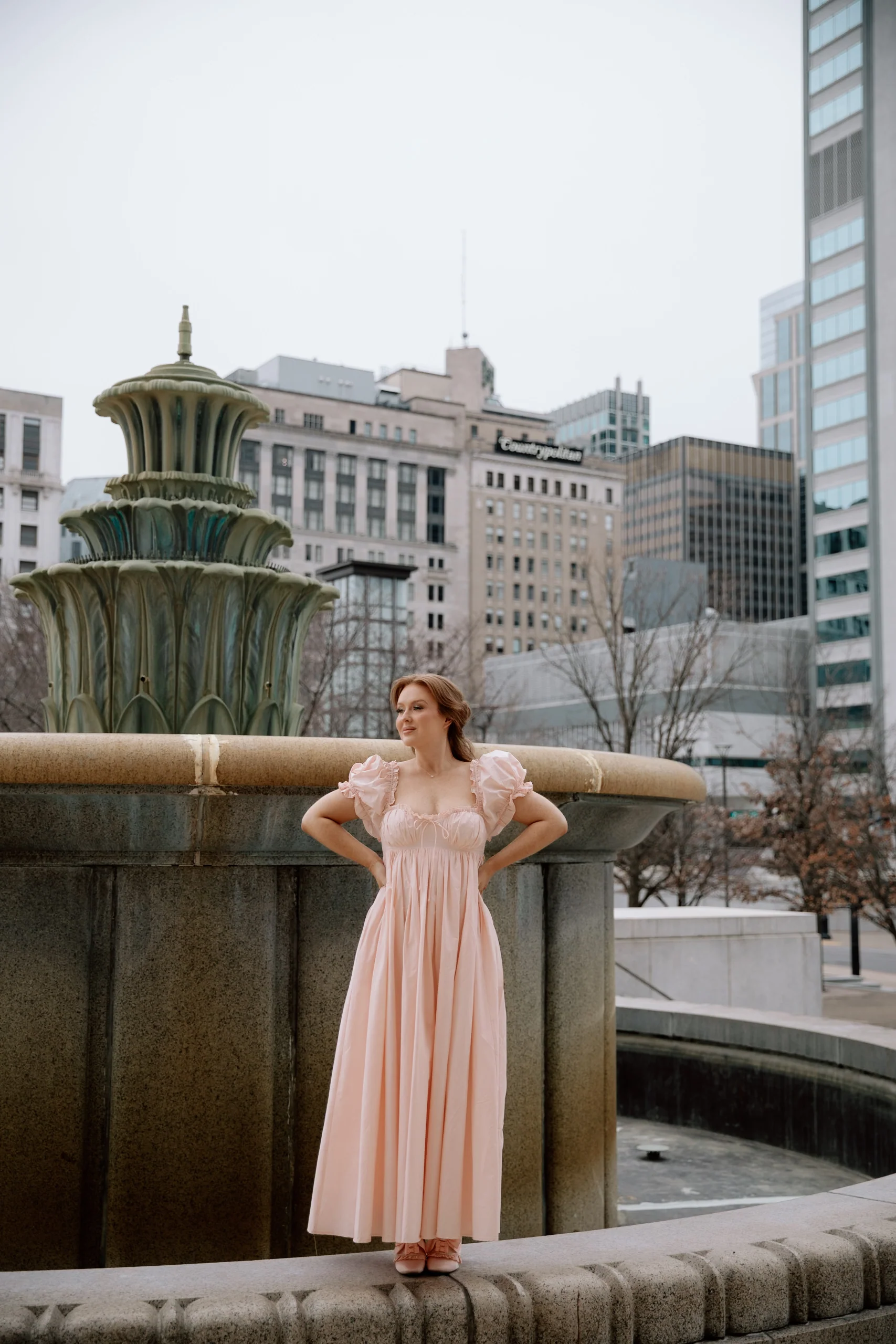 Olivia 100% Cotton Maxi Dress in Pale Pink - Bump Friendly *6/30 PRE-ORDER* - Image 7