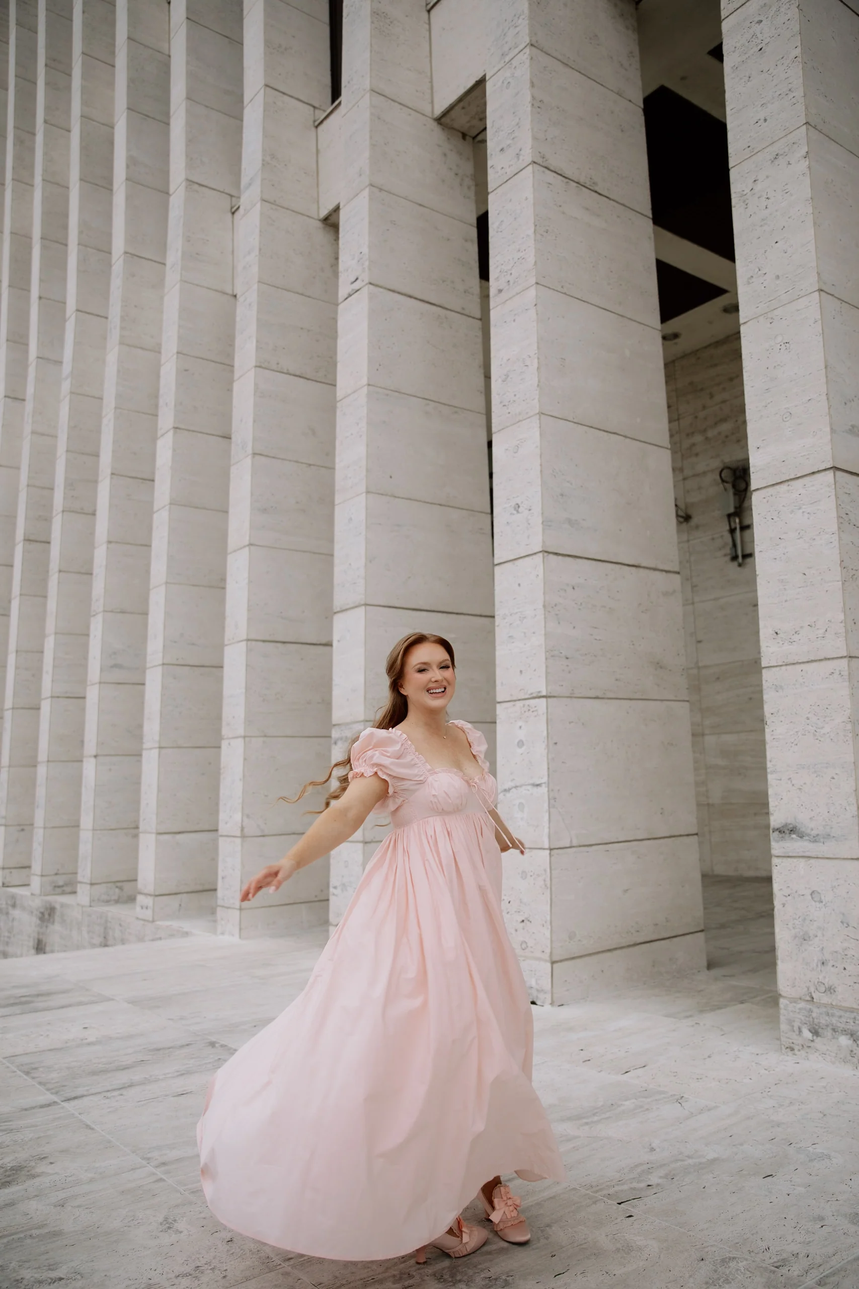 Olivia 100% Cotton Maxi Dress in Pale Pink - Bump Friendly *6/30 PRE-ORDER* - Image 9