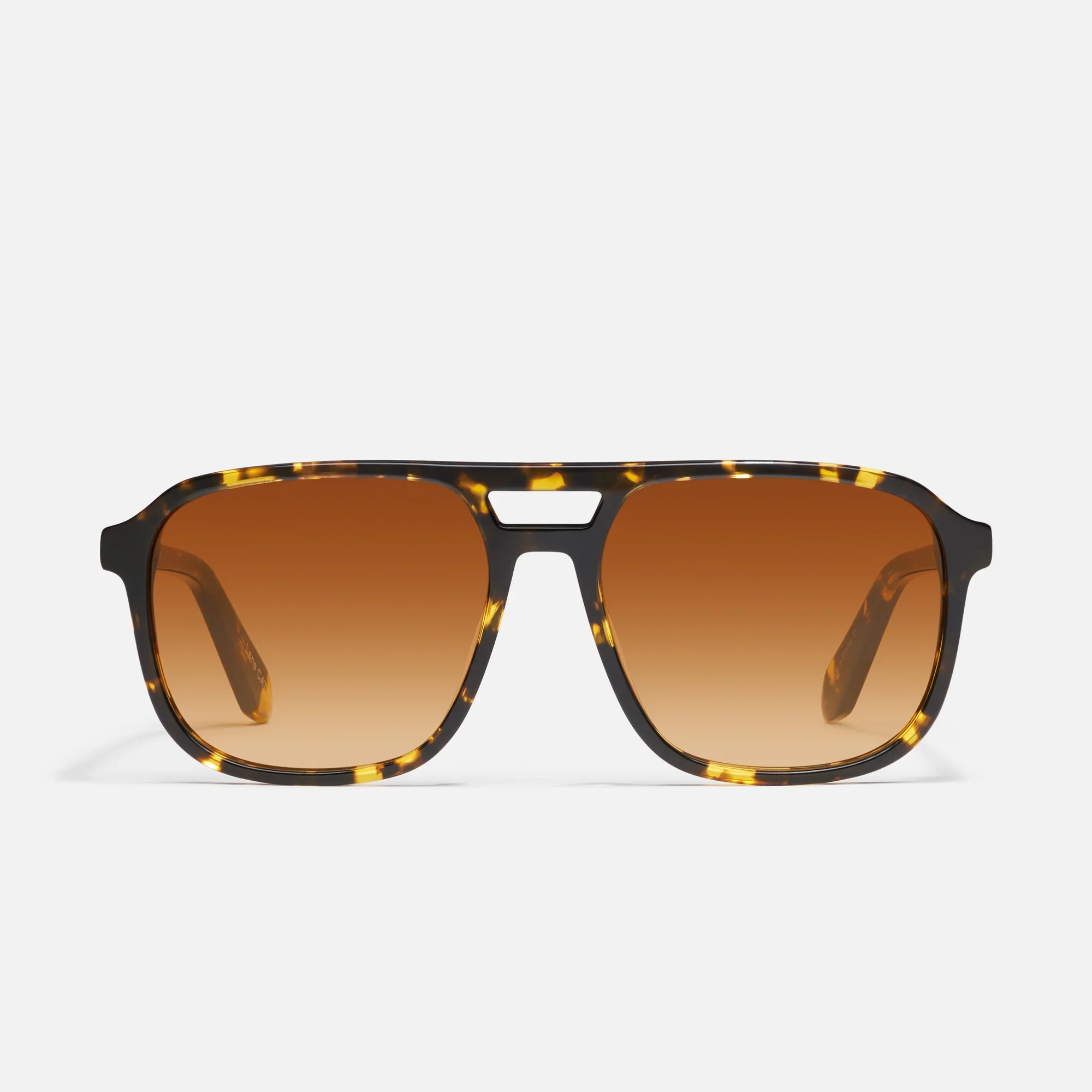 On The Fly Sunglasses in Shiny Yellow Tortoise/Orange - Image 2