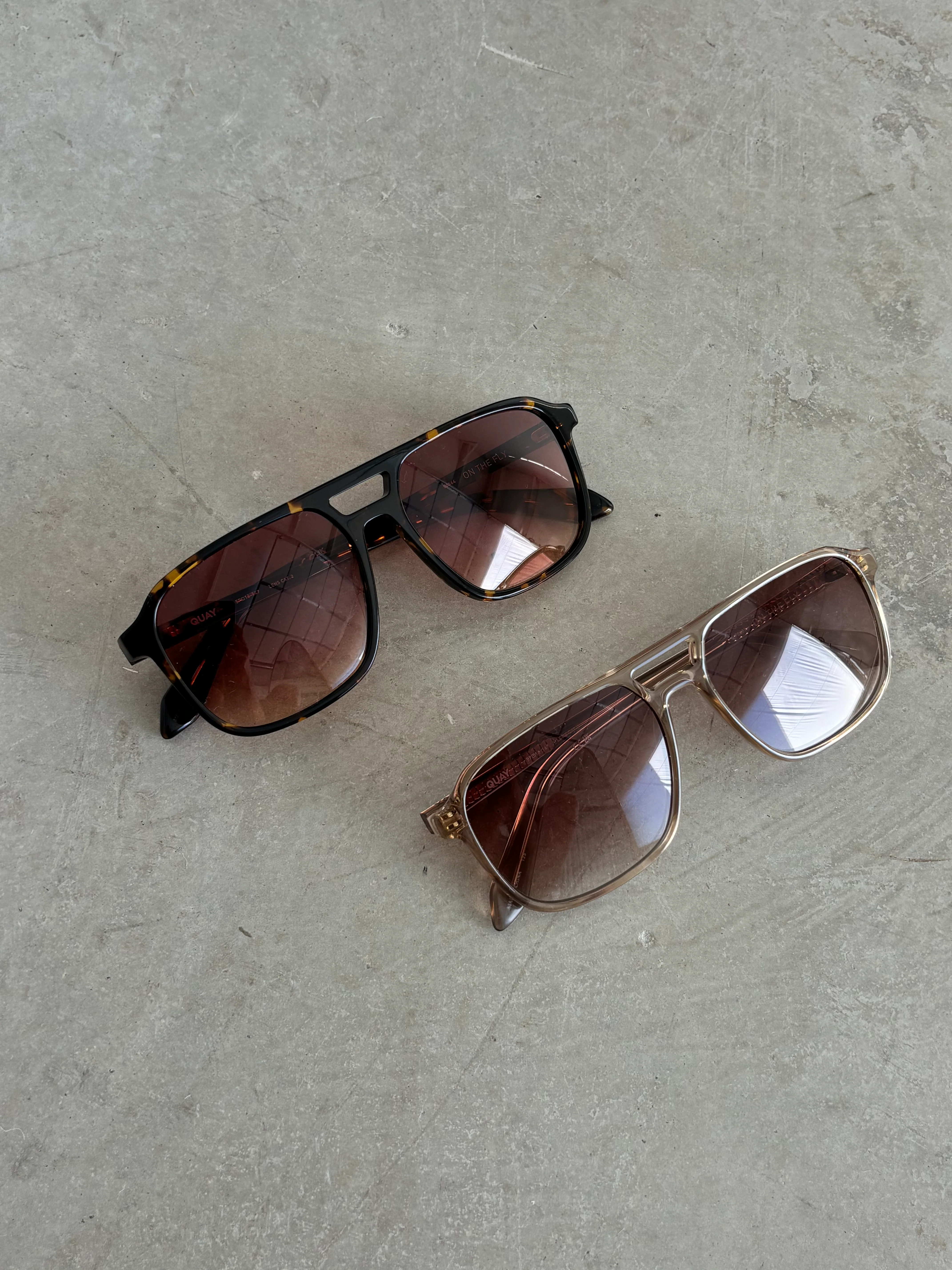 On The Fly Sunglasses in Shiny Yellow Tortoise/Orange - Image 4