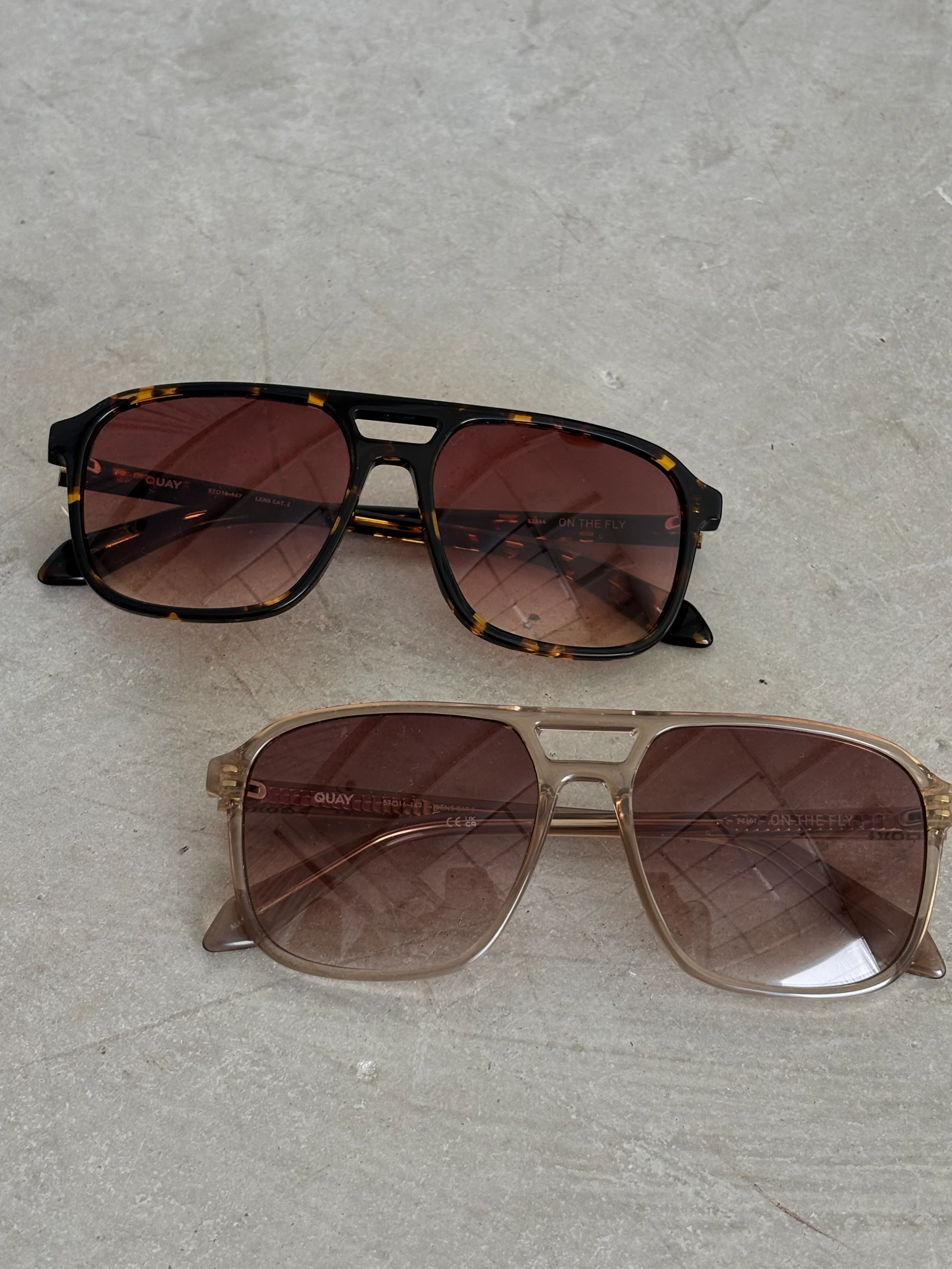On The Fly Sunglasses in Shiny Yellow Tortoise/Orange - Image 5