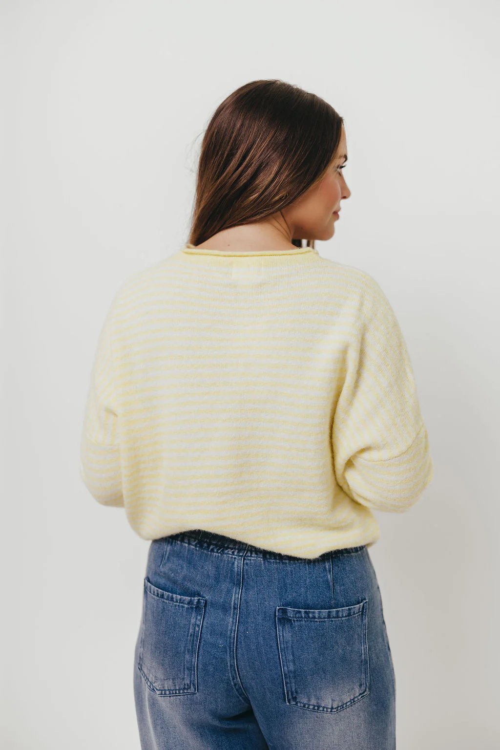 Piper Mini Stripes Cardigan in Butter - Image 14