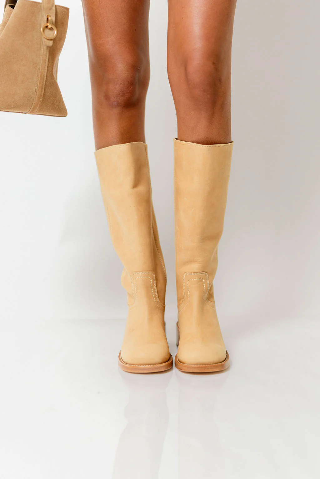 Riggs Boots in Banana Leather - Image 4