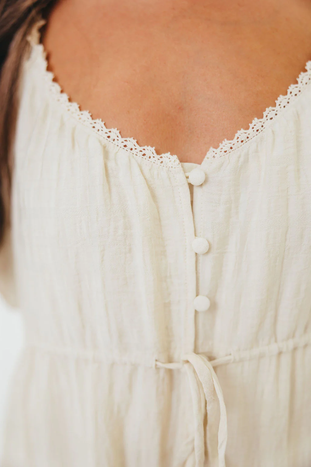 Rumi Woven Sweetheart Maxi Dress in Natural - Bump Friendly - Detachable Liner - Image 22
