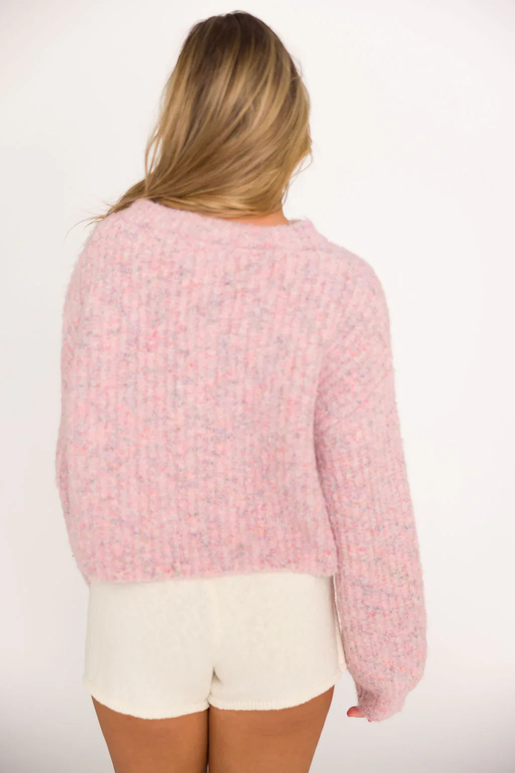 Carolina Sweater Skort in Cream - Image 6