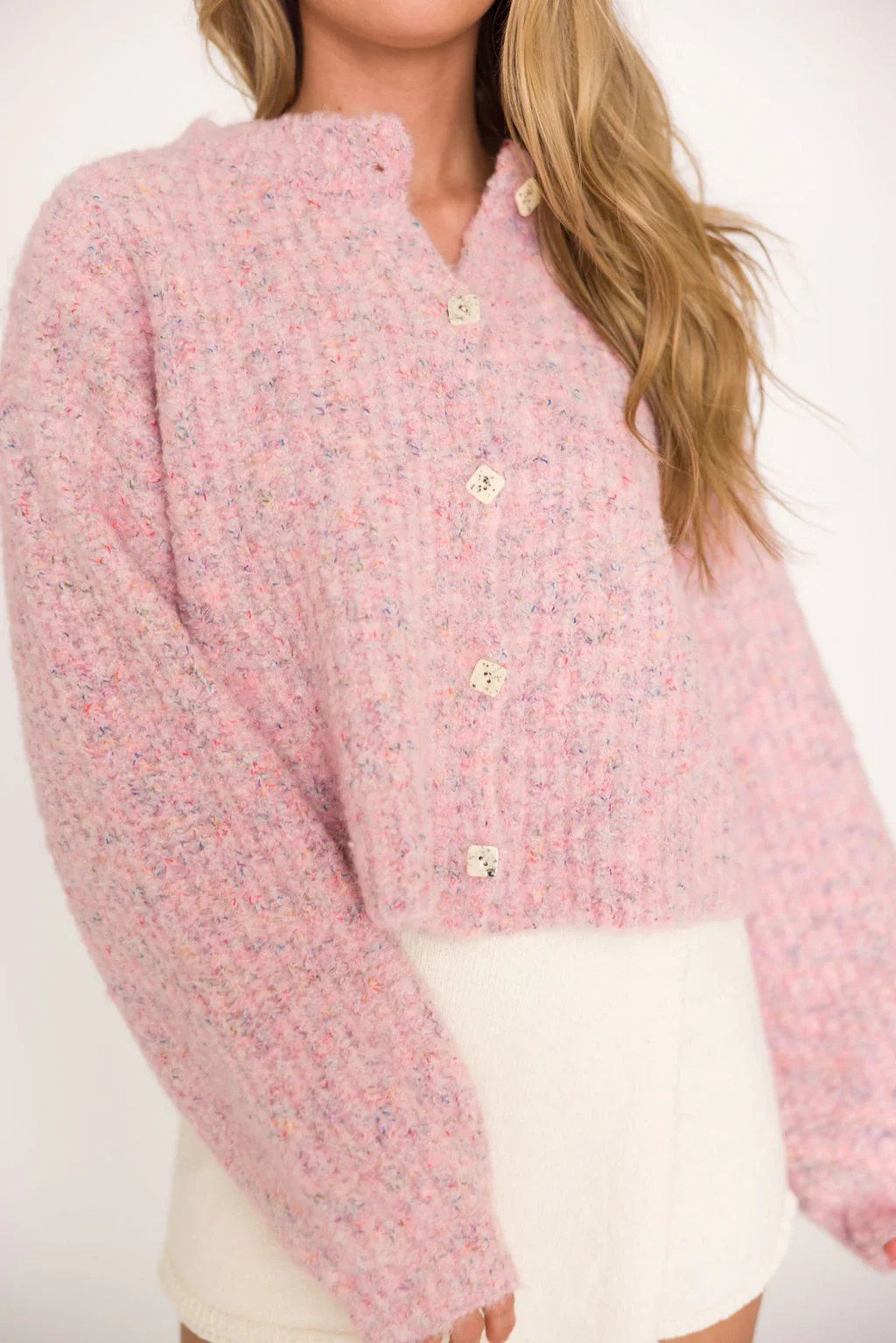 Carolina Sweater Skort in Cream - Image 7