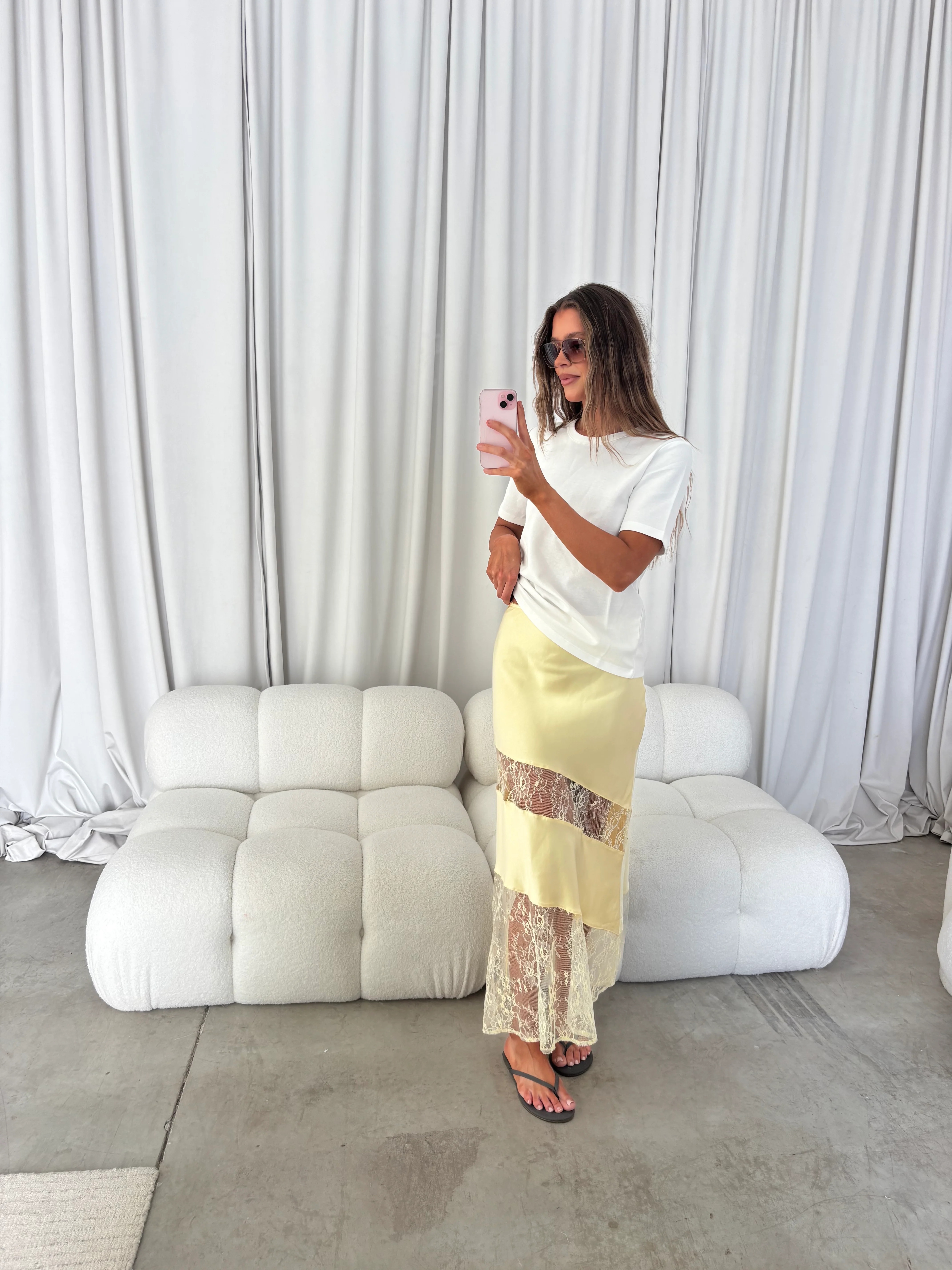Sabrin Maxi Skirt in Yellow - Image 3