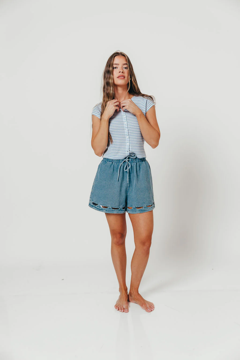 Anderson Shorts in Denim Blue - Image 3