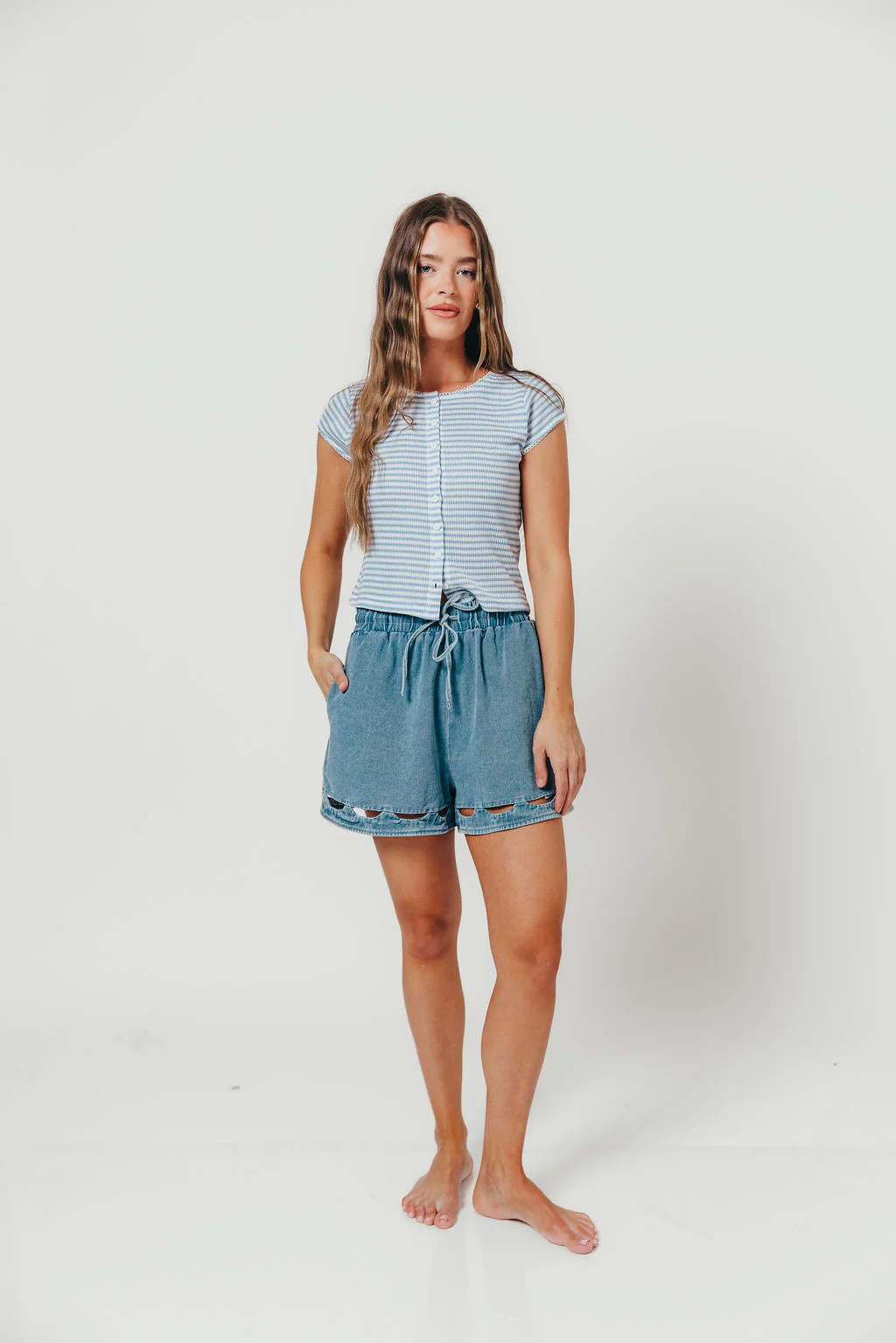 Anderson Shorts in Denim Blue - Image 5