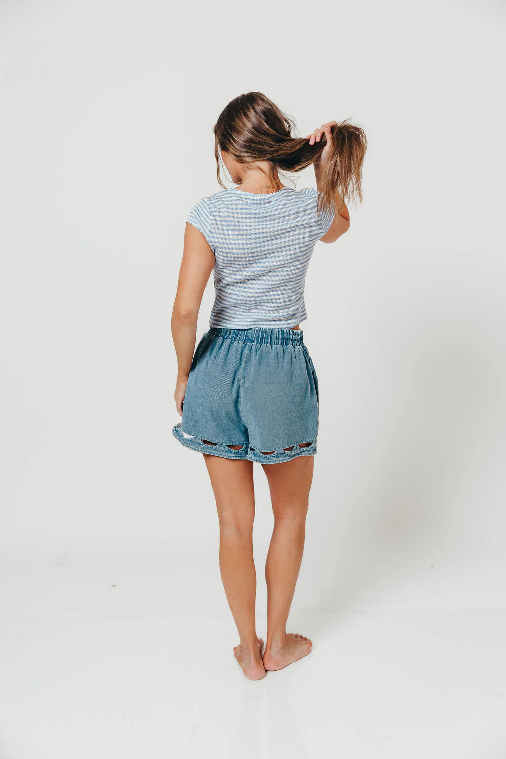 Anderson Shorts in Denim Blue - Image 7