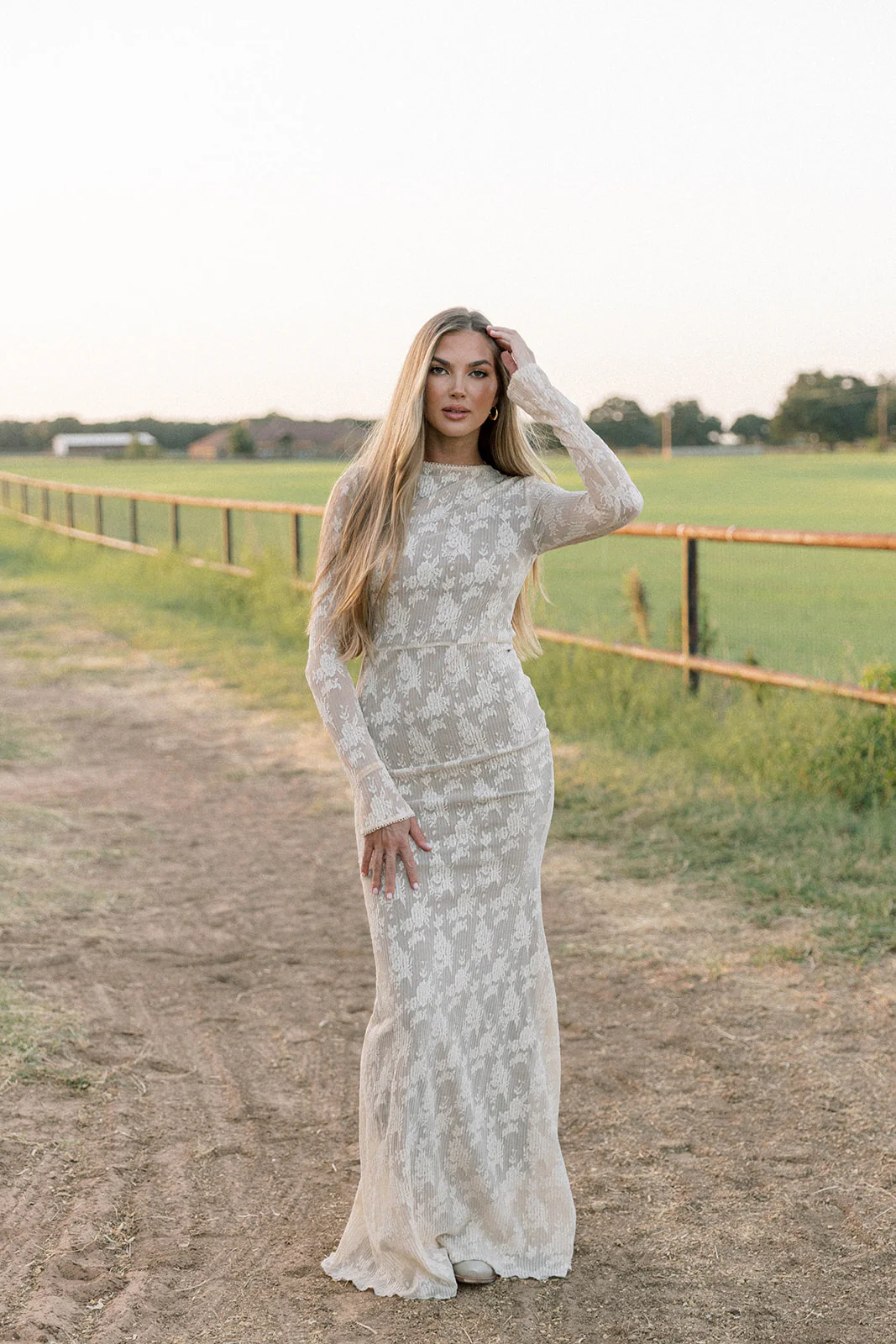 Seraphine Lace Maxi Dress in Cream - Inclusive Sizing & Bump Friendly (Size Up for Bump) - Image 26