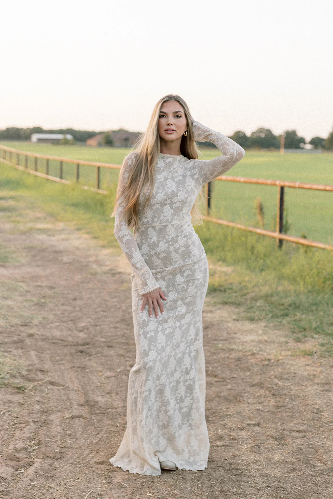 Seraphine Lace Maxi Dress in Cream - Inclusive Sizing & Bump Friendly (Size Up for Bump) - Image 28