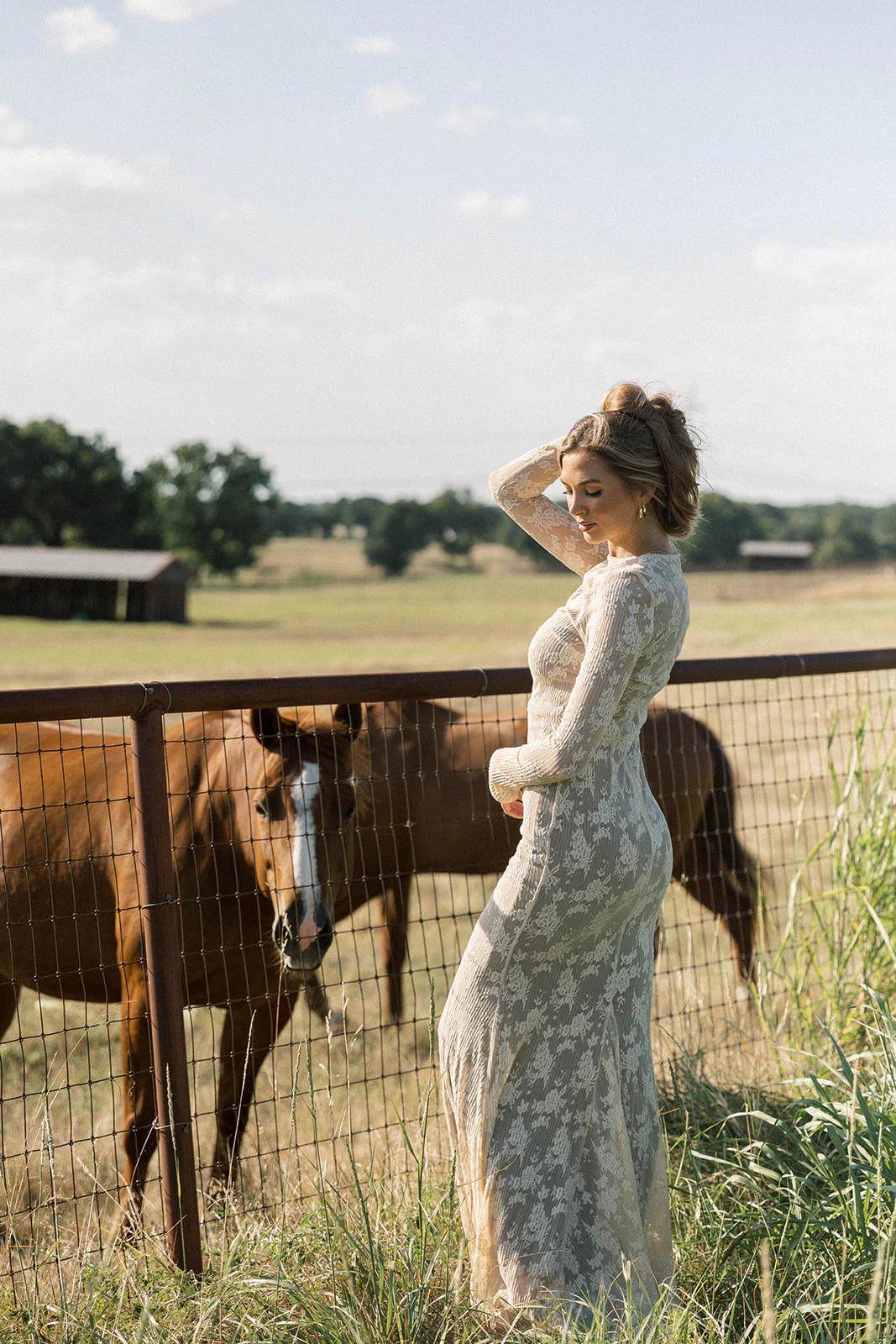 Seraphine Lace Maxi Dress in Cream - Inclusive Sizing & Bump Friendly (Size Up for Bump) - Image 32