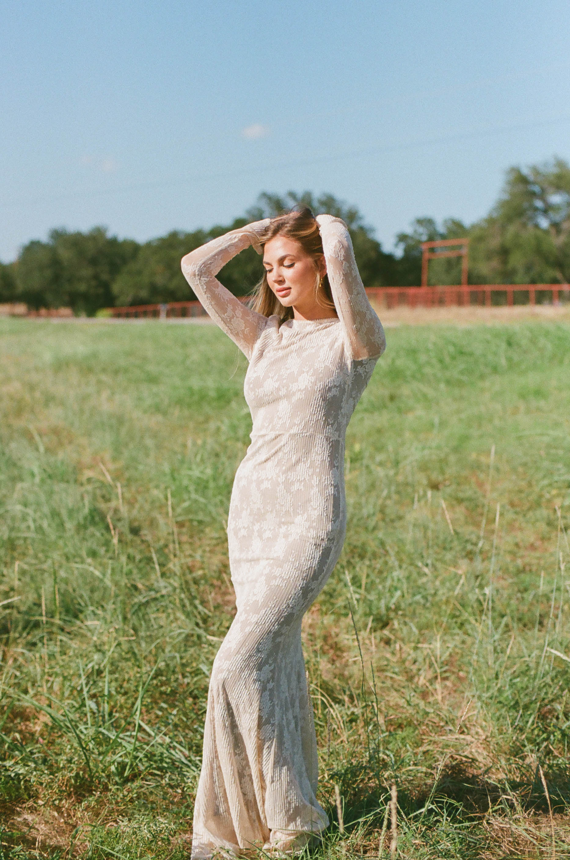 Seraphine Lace Maxi Dress in Cream - Inclusive Sizing & Bump Friendly (Size Up for Bump) - Image 42