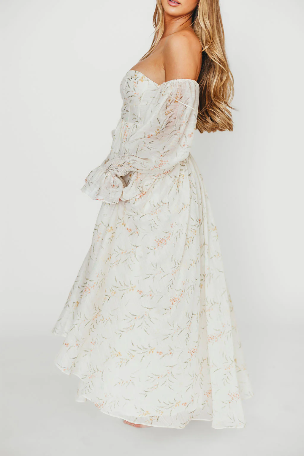 Ryder Grace Maxi Dress in Cream - Image 11