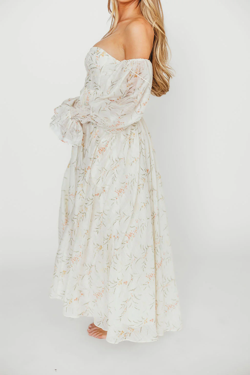 Ryder Grace Maxi Dress in Cream - Image 12