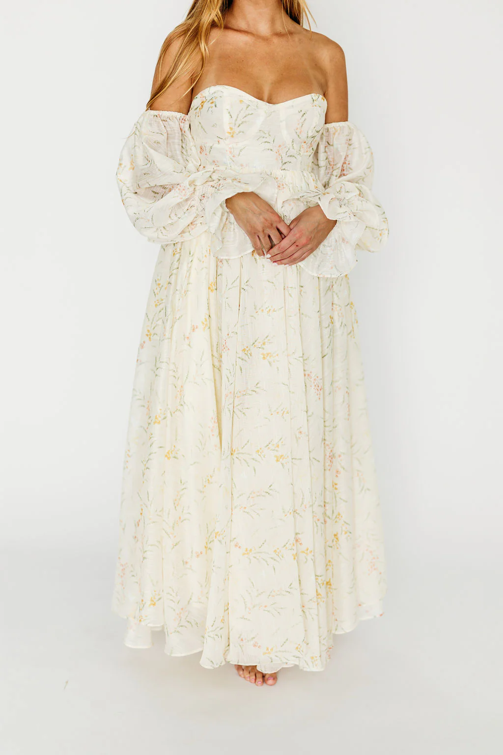 Ryder Grace Maxi Dress in Cream - Image 24
