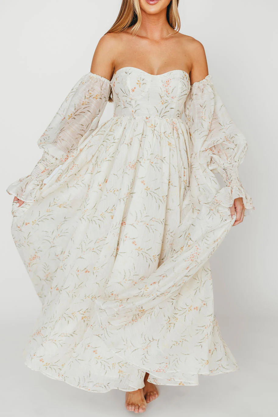 Ryder Grace Maxi Dress in Cream - Image 6