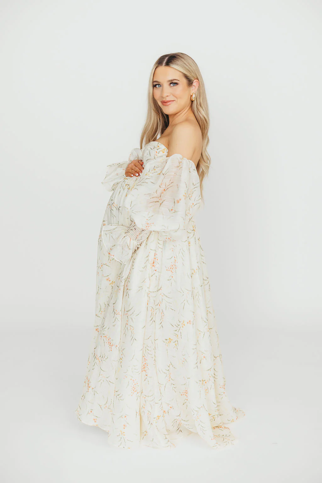 Ryder Grace Maxi Dress in Cream - Image 9