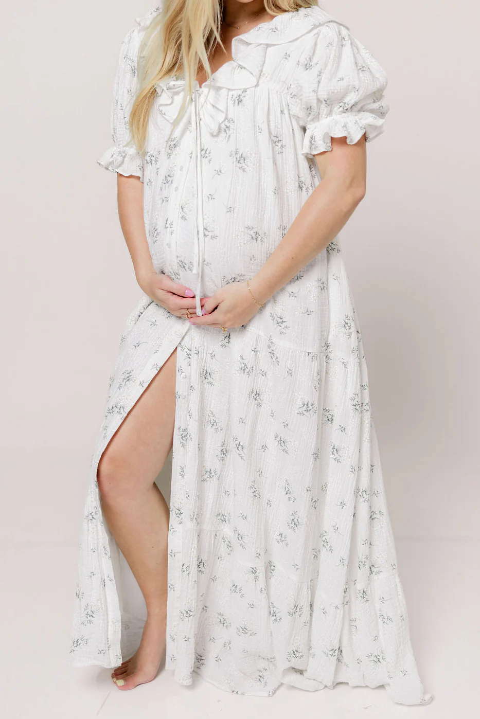 Sunday 100% Cotton Maxi Dress in Off-White - Bump Friendly & Inclusive Sizing *5/30 PRE-ORDER* - Image 11