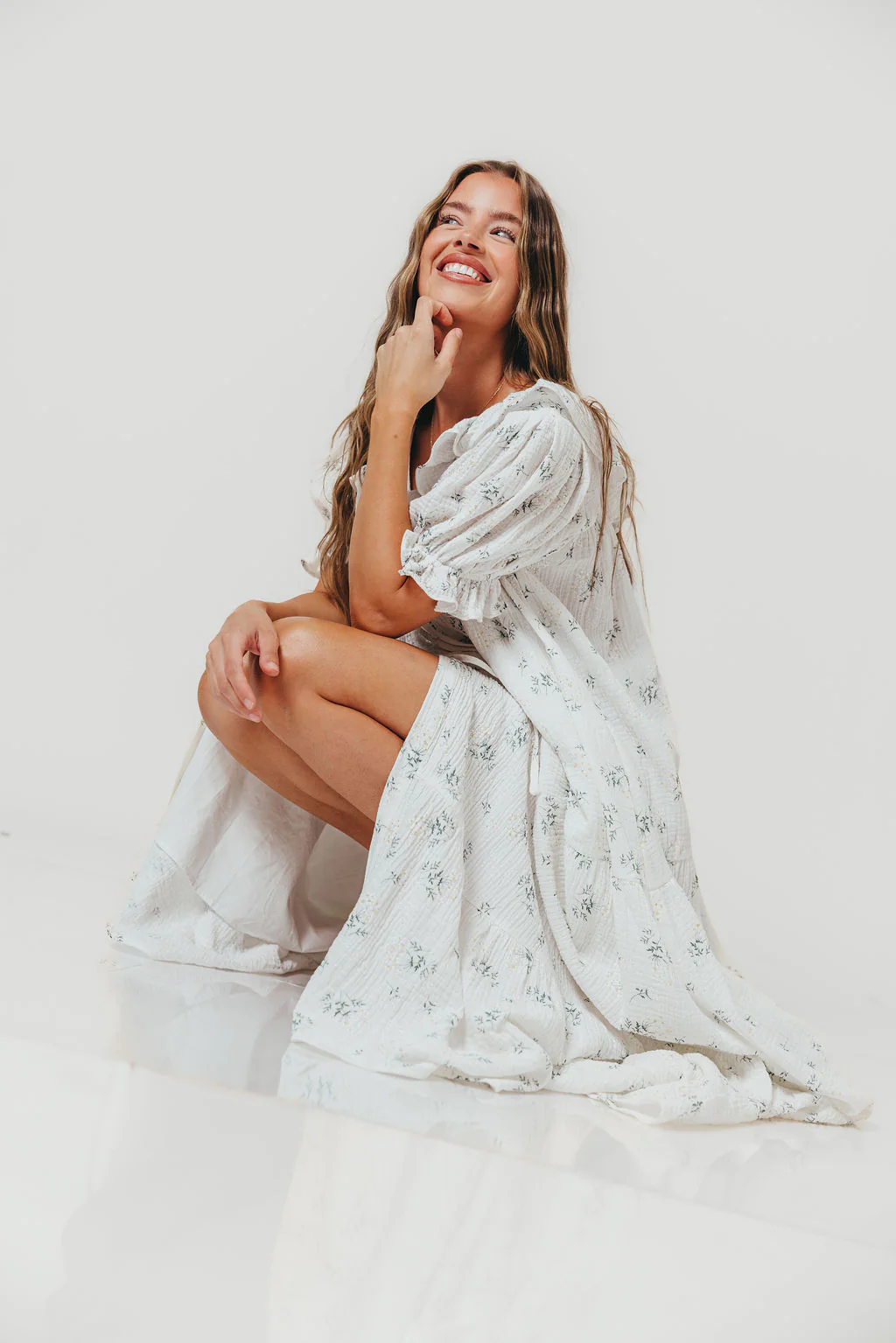 Sunday 100% Cotton Maxi Dress in Off-White - Bump Friendly & Inclusive Sizing *5/30 PRE-ORDER* - Image 9