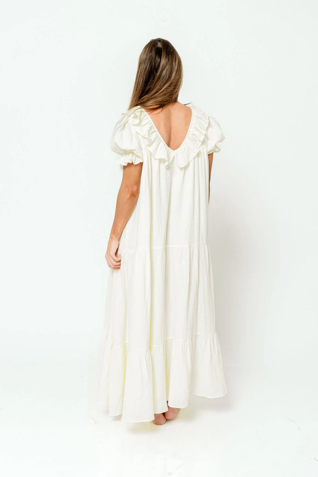 Sunday 100% Cotton Maxi Dress in Cream - Bump Friendly & Inclusive Sizing *6/23 PRE-ORDER* - Image 17