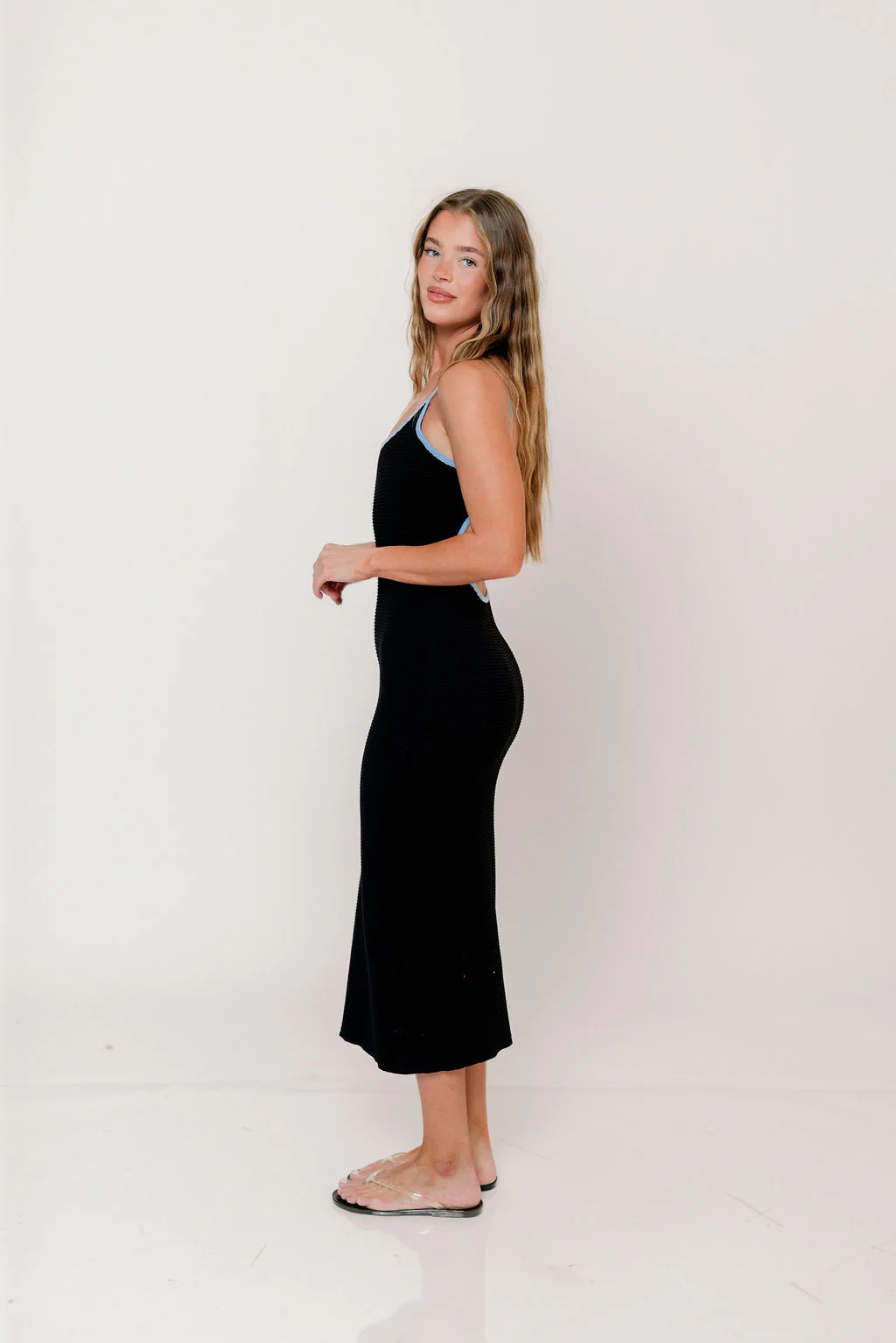 Tatum Maxi Dress in Black - Image 3