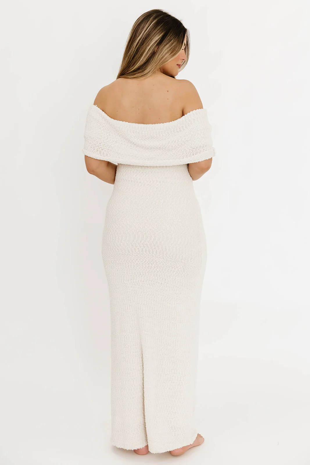 Brit Maxi Dress in Cream - Bump Friendly - Image 11