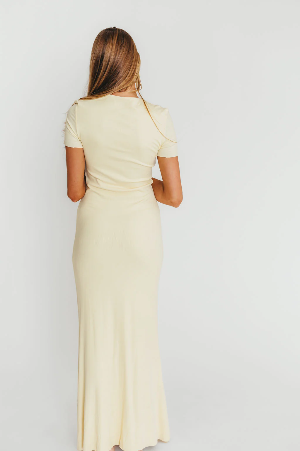 The Charlie Ribbed Maxi Dress in Butter Yellow - Bump Friendly *5/31 PRE-ORDER* - Image 12