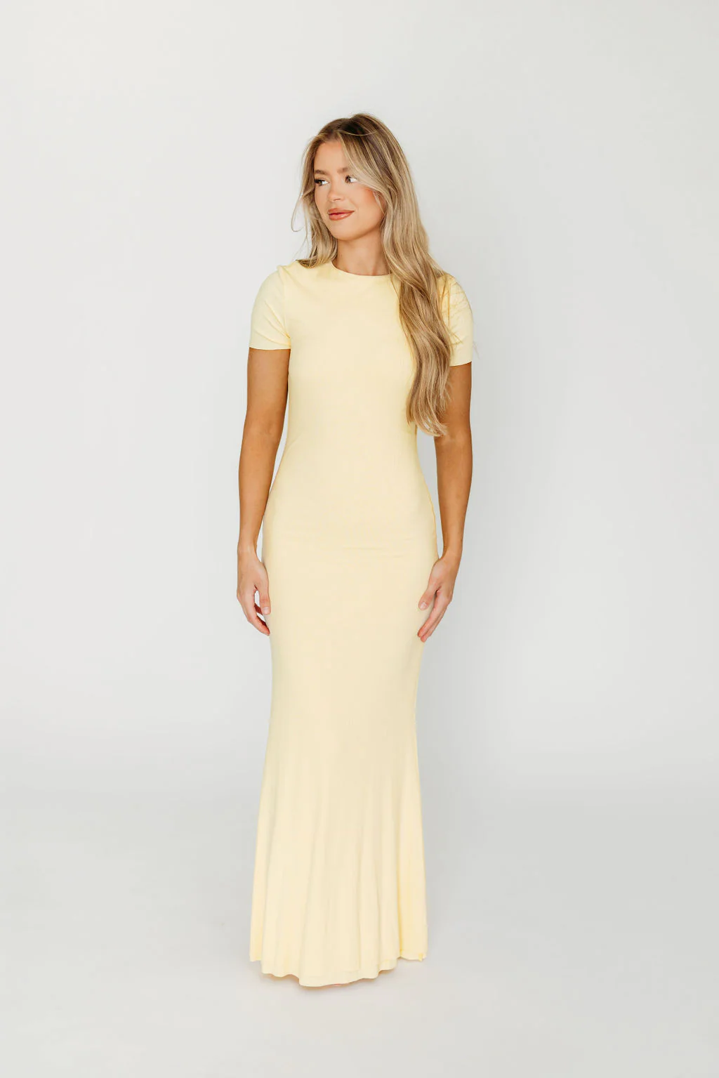 The Charlie Ribbed Maxi Dress in Butter Yellow - Bump Friendly *5/31 PRE-ORDER* - Image 14