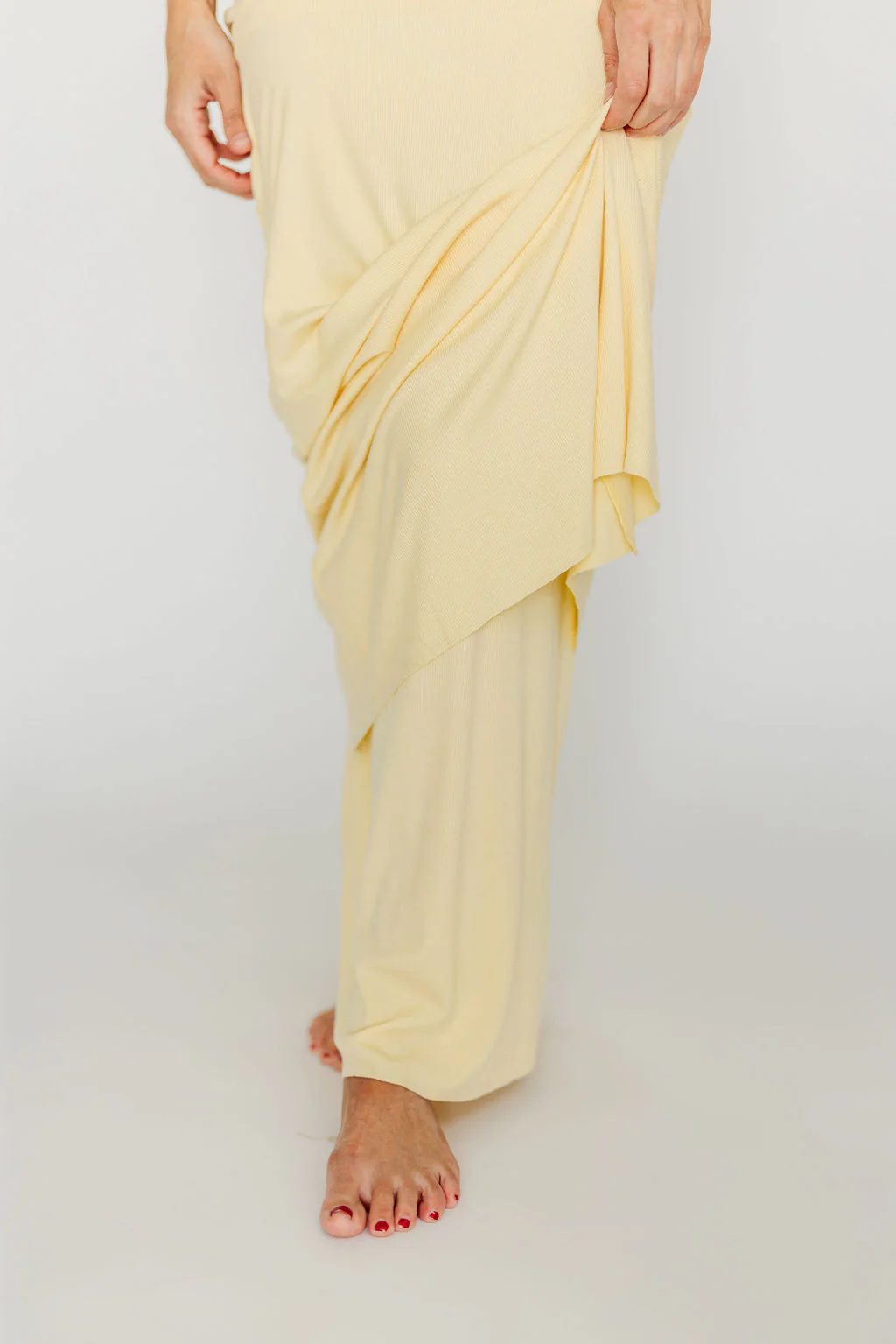 The Charlie Ribbed Maxi Dress in Butter Yellow - Bump Friendly *5/31 PRE-ORDER* - Image 5