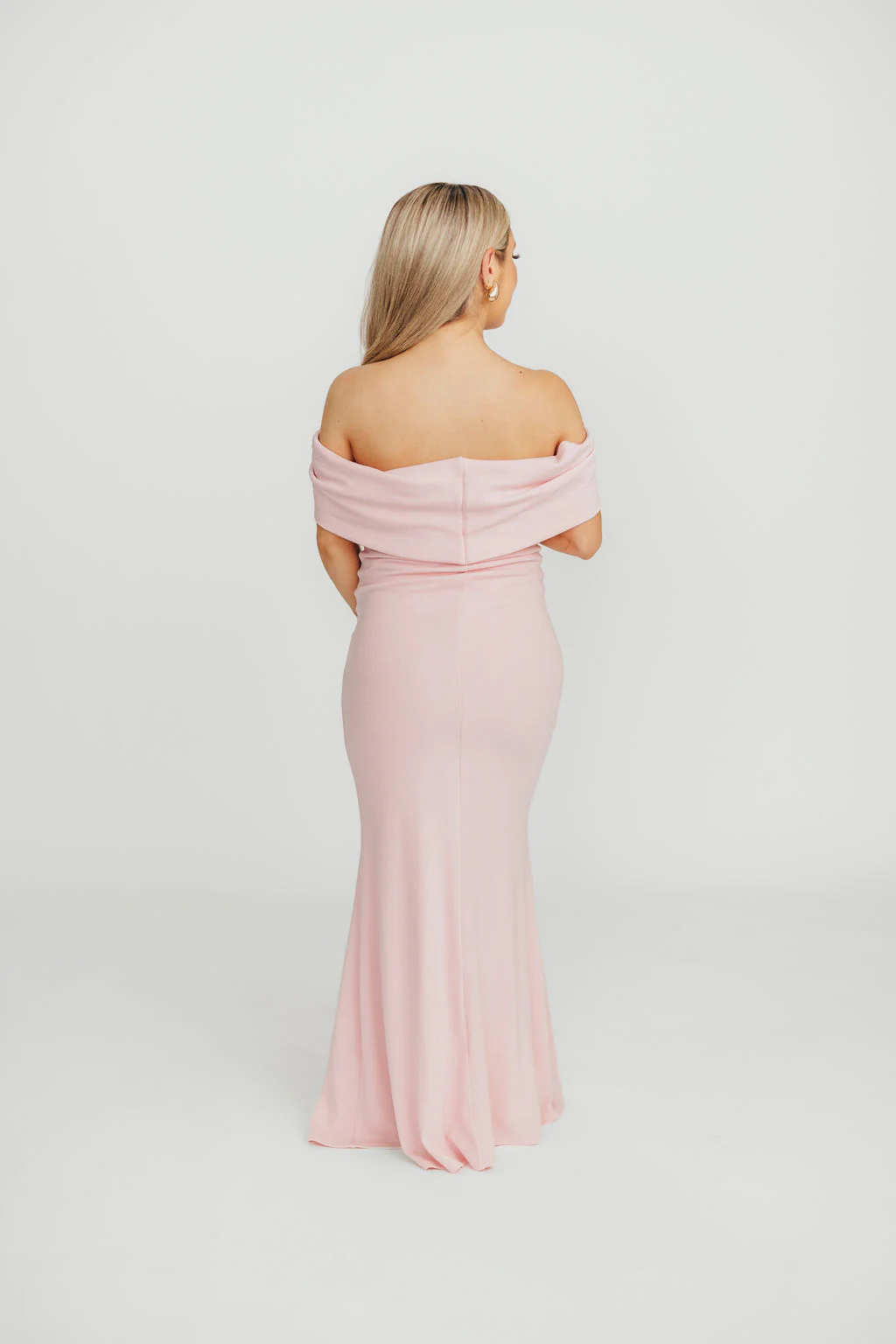 Monroe Maxi Dress in Dusty Pink - Bump Friendly - Image 12