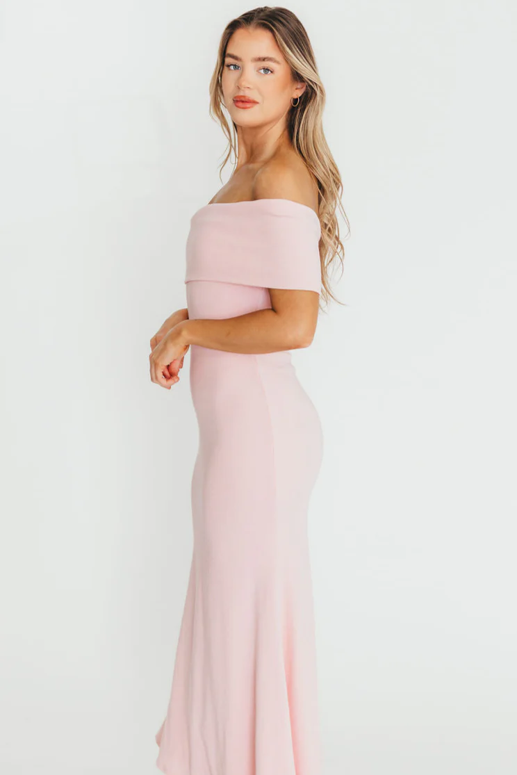 Monroe Maxi Dress in Dusty Pink - Bump Friendly - Image 7