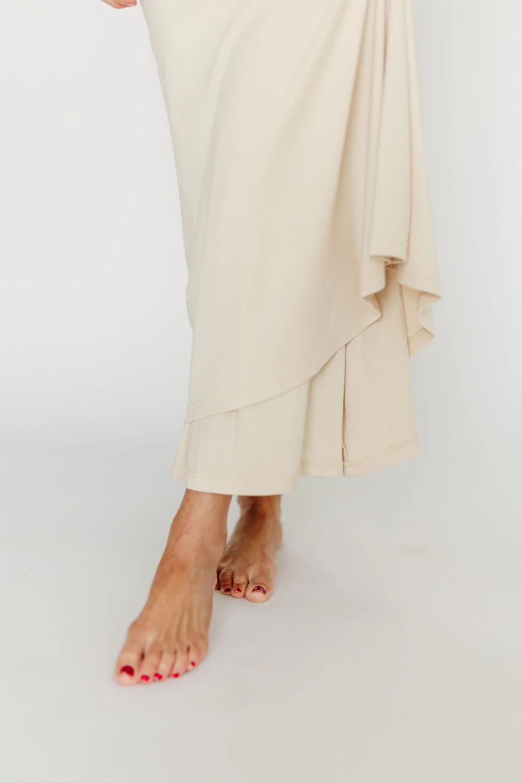 Monroe Maxi Dress in Ivory - Bump Friendly - Image 9