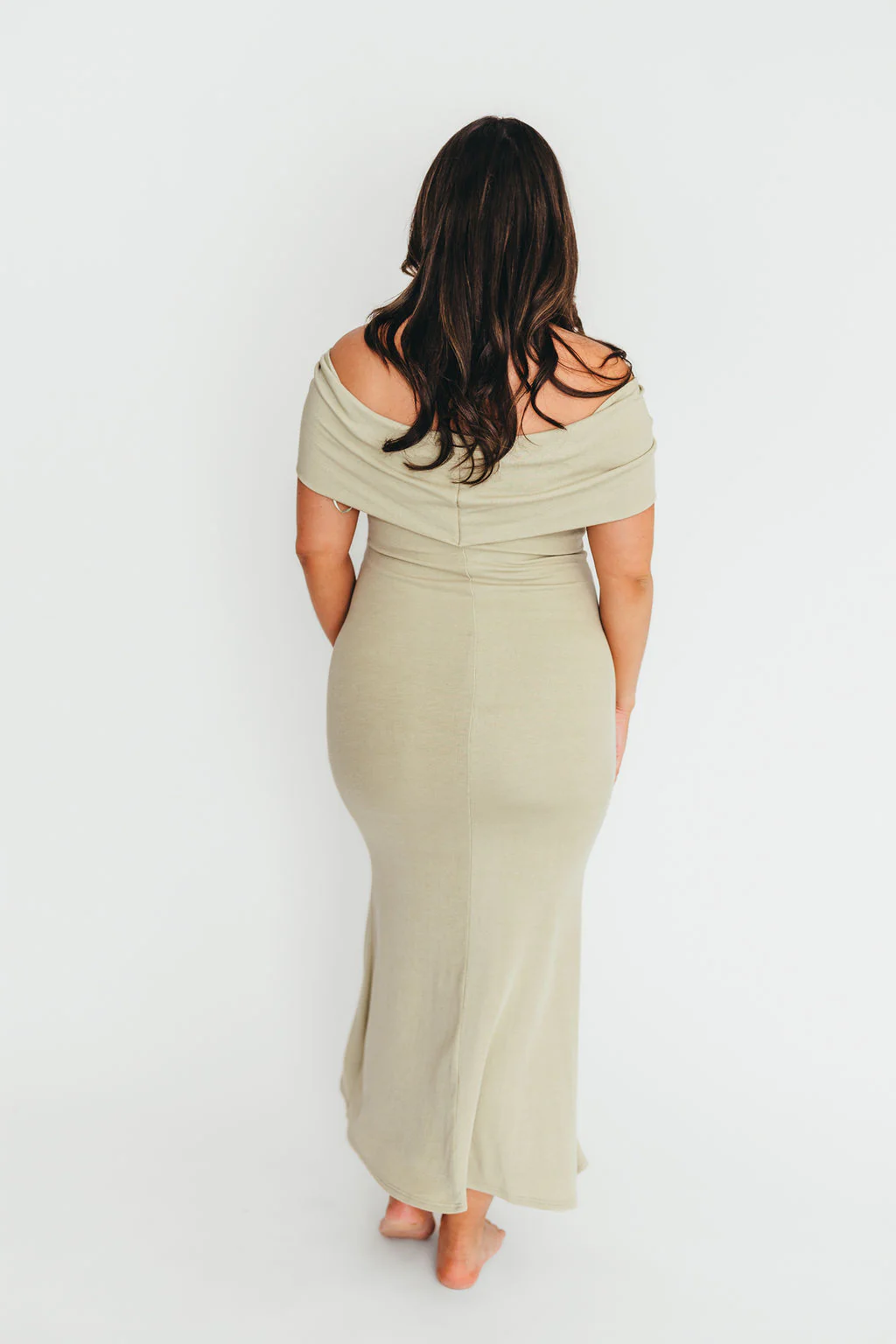 Monroe Maxi Dress in Sage - Bump Friendly - Image 10