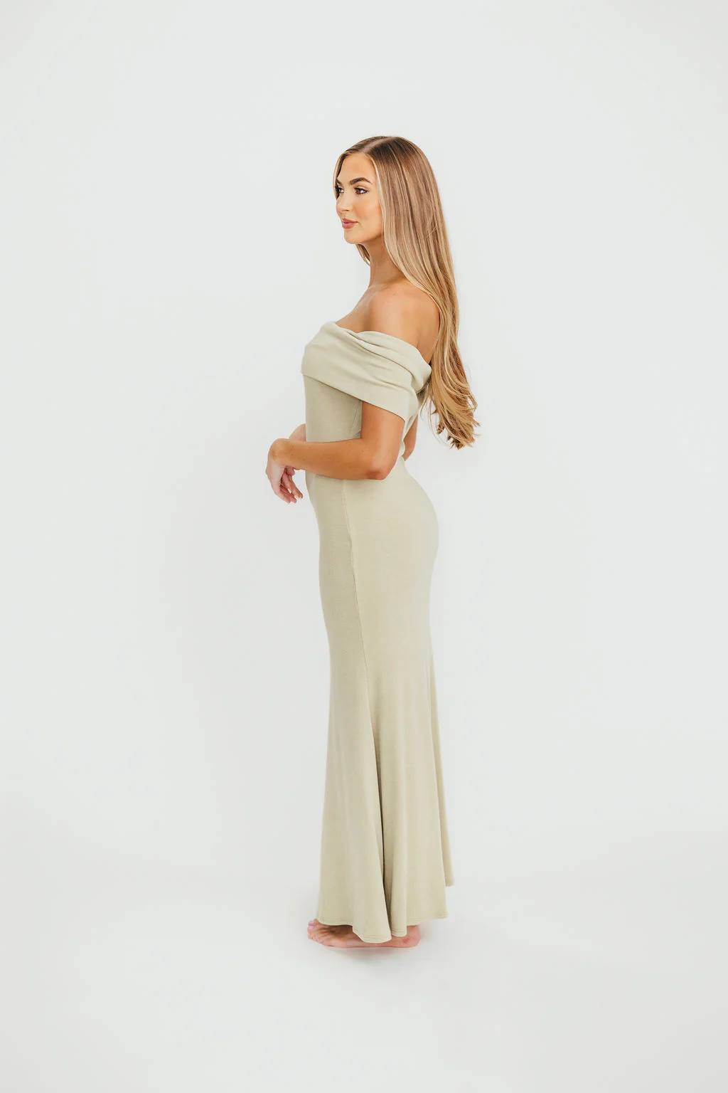 Monroe Maxi Dress in Sage - Bump Friendly - Image 7