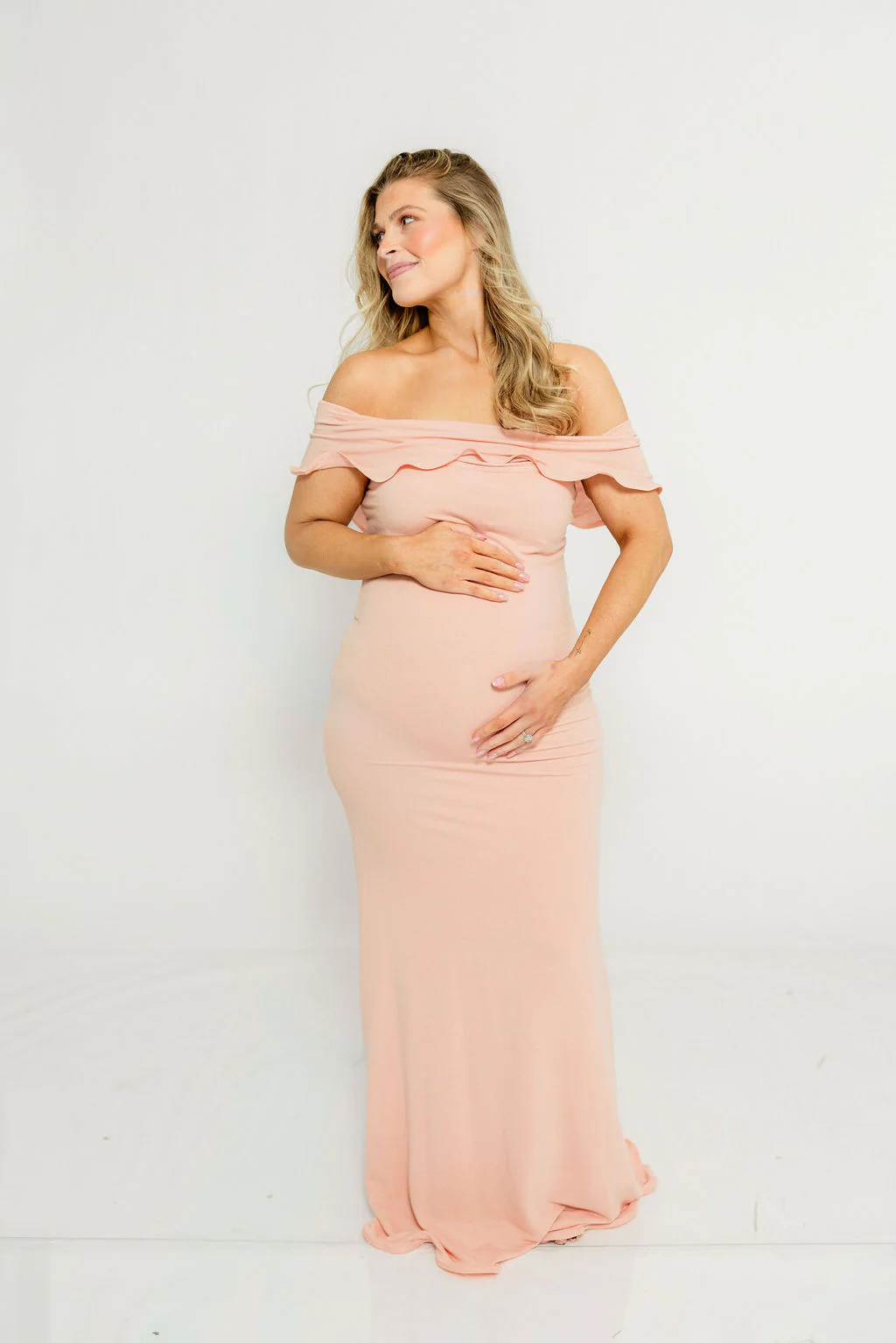Tommie Maxi Dress in Dusty Rose - Bump Friendly (Size Up for Bump) - Image 10