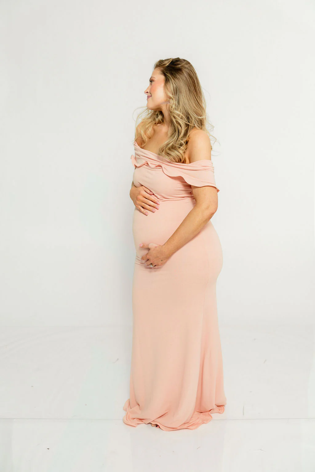 Tommie Maxi Dress in Dusty Rose - Bump Friendly (Size Up for Bump) - Image 12