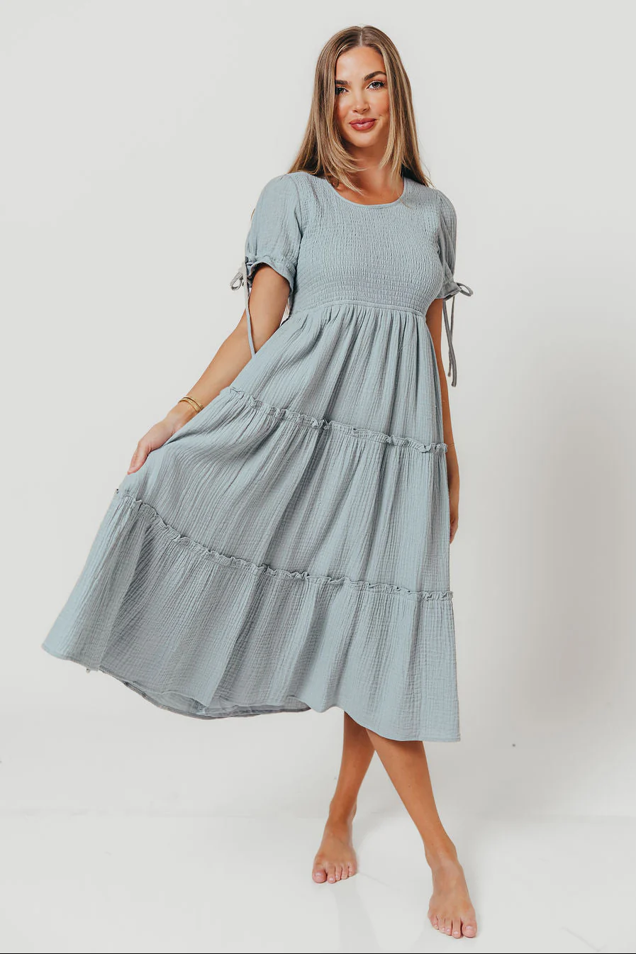Trisha Midi Dress in Summer Song