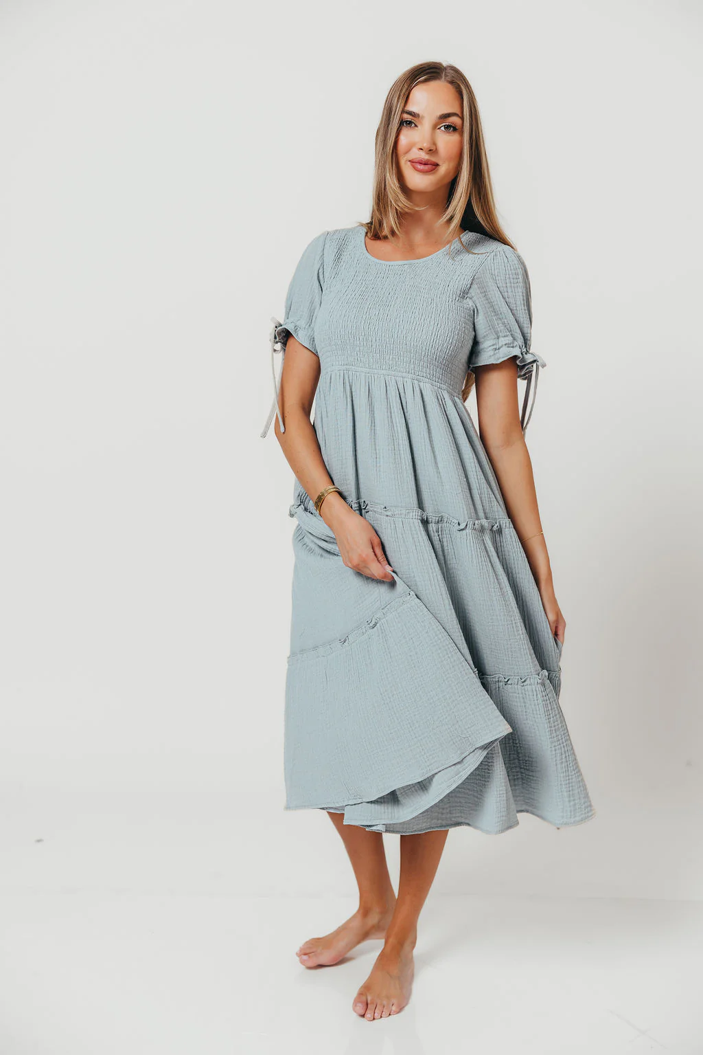 Trisha Midi Dress in Summer Song - Image 3